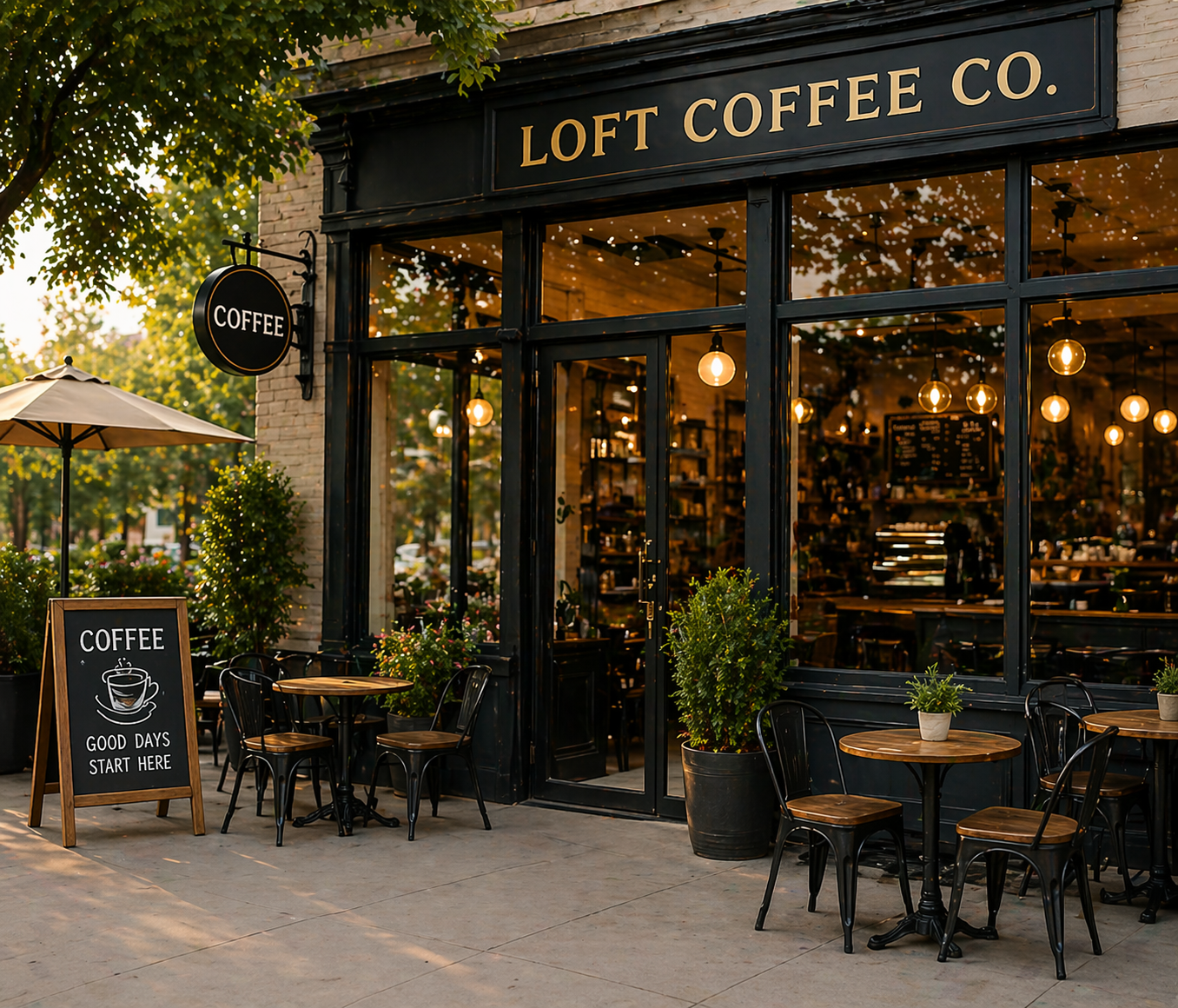 Downtown Cafe & Loft storefront